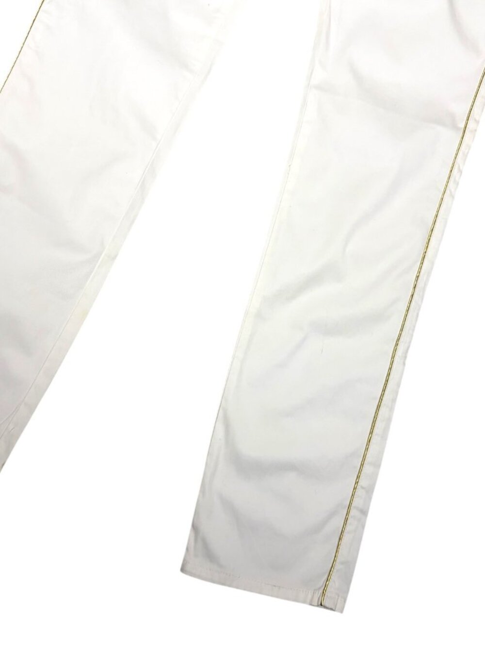 LOVE MOSCHINO White Denim Jeans Luxury Designer Straight Lightweight Pants Large - Picture 8 of 8